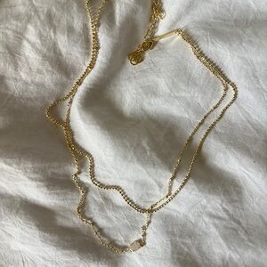 Kendra Scott white gem necklace